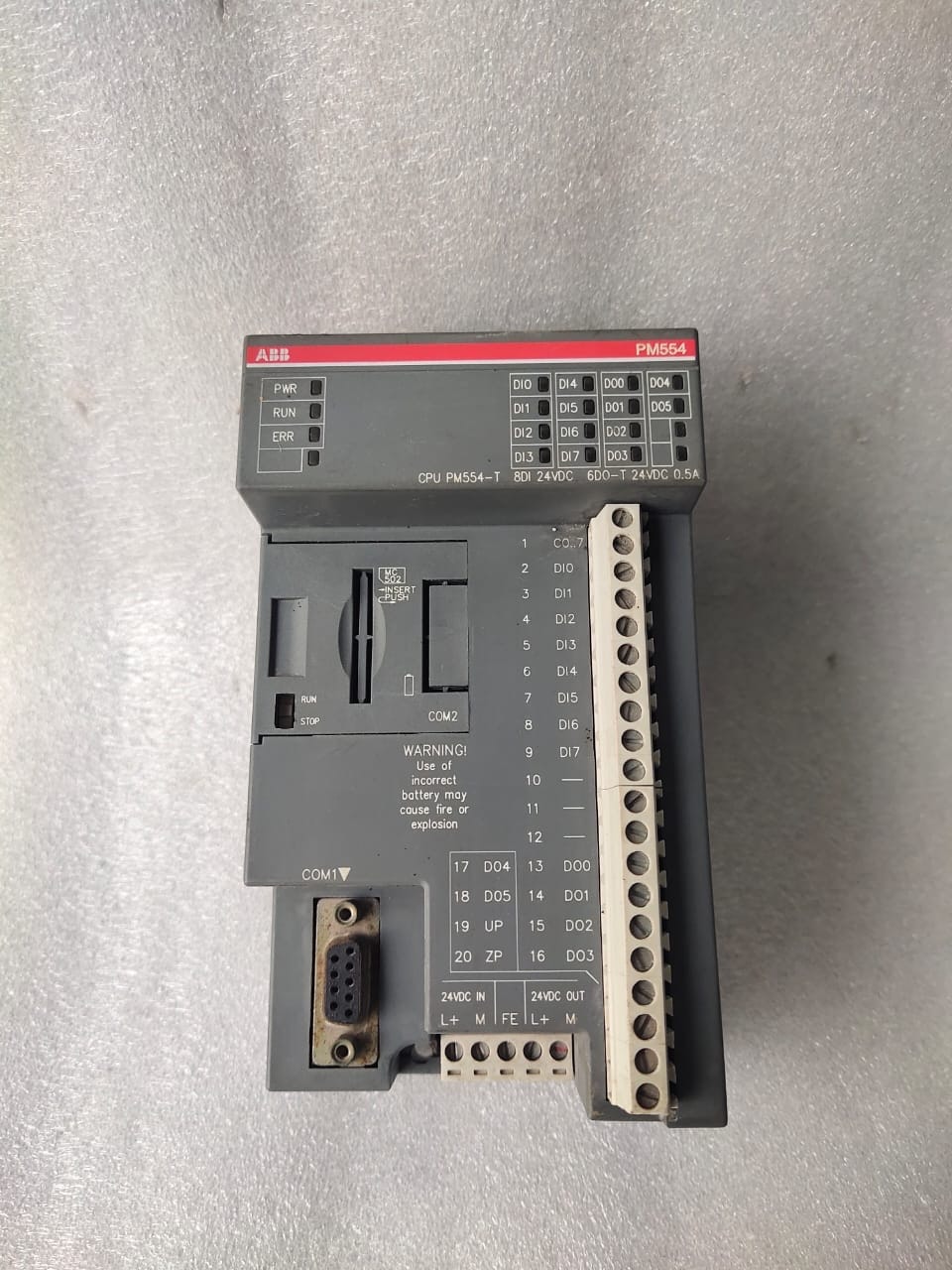 ABB PM554 programmable logic controller module