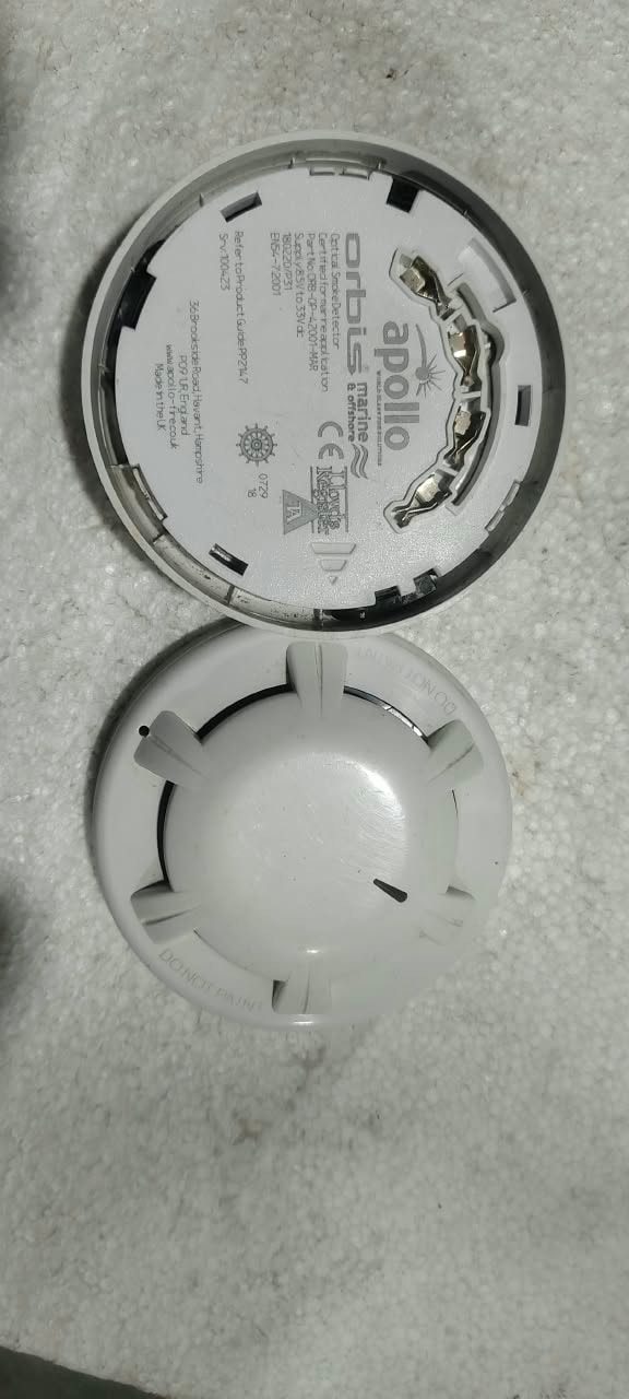 Opened Apollo marine smoke detector
