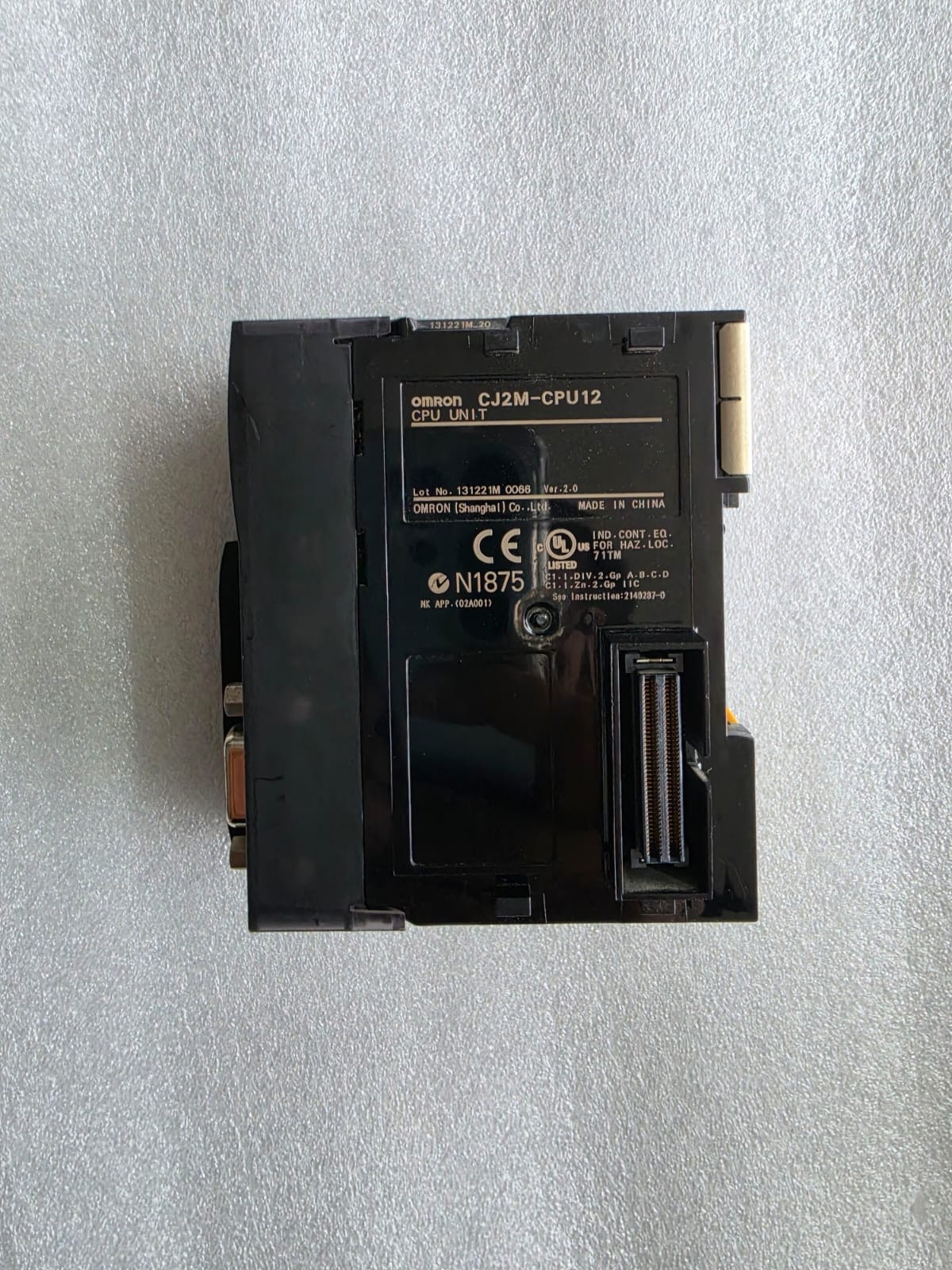 Omron CJ2M-CPU12 PLC unit