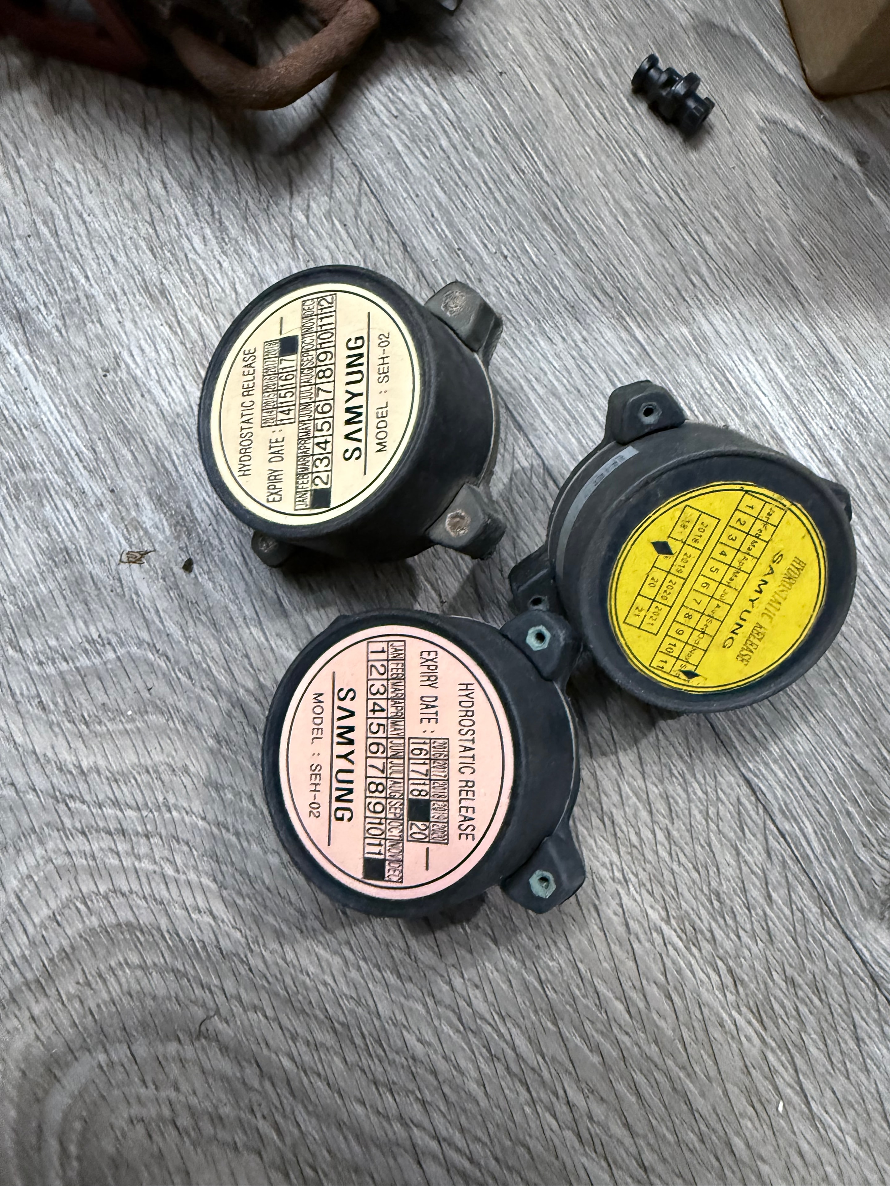Marine equipment component