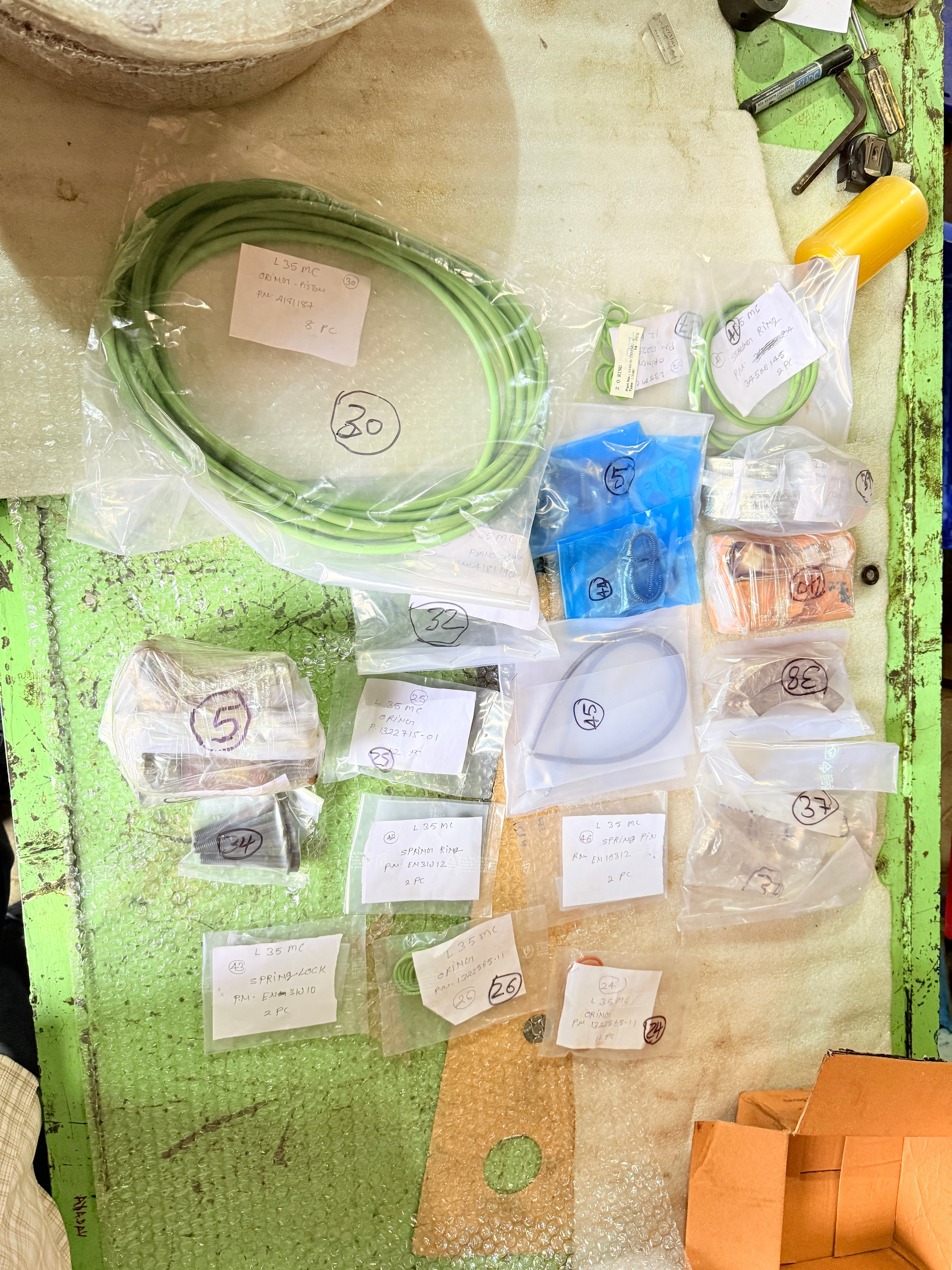 Marine engine assembly